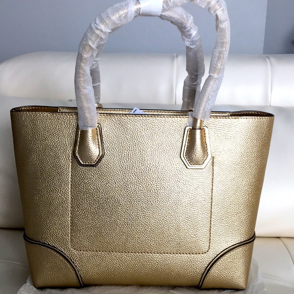 MICHAEL Michael Kors Studio Mercer Metallic Tote NWT - Picture 3 of 9
